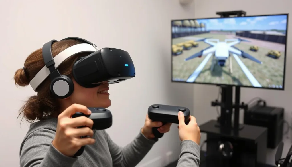 结合VR/AR技术的无人机沉浸式训练系统 结合VR/AR技术的无人机沉浸式训练系统