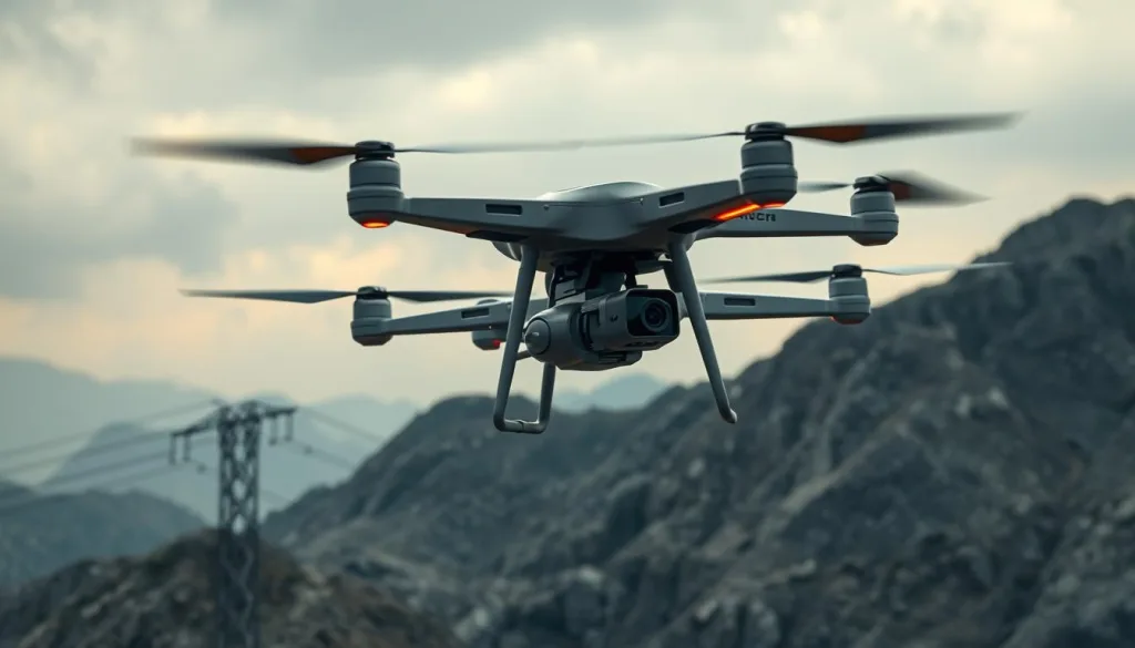 电力架线无人机模拟