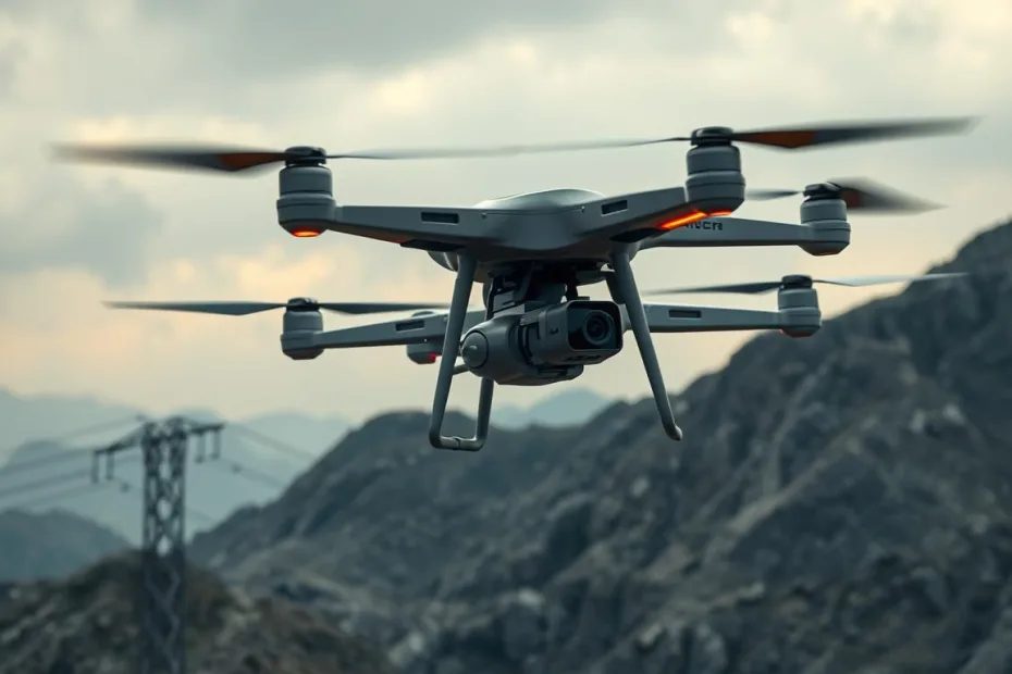 电力架线无人机模拟