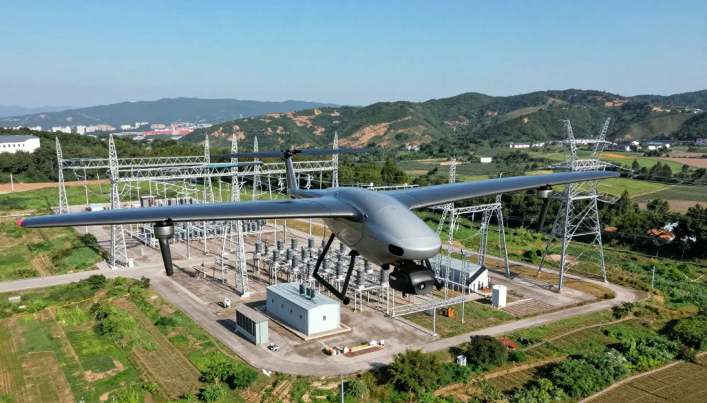 垂起固定翼巡检仿真