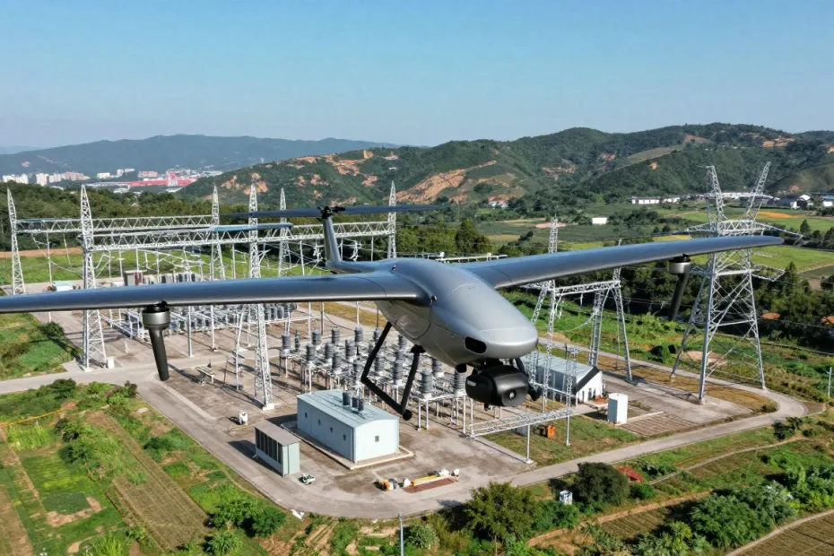 垂起固定翼巡检仿真