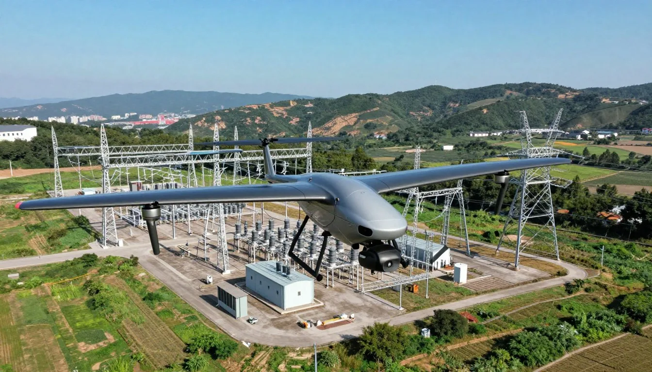 垂起固定翼巡检仿真