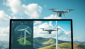 风力发电厂无人机巡检仿真软件